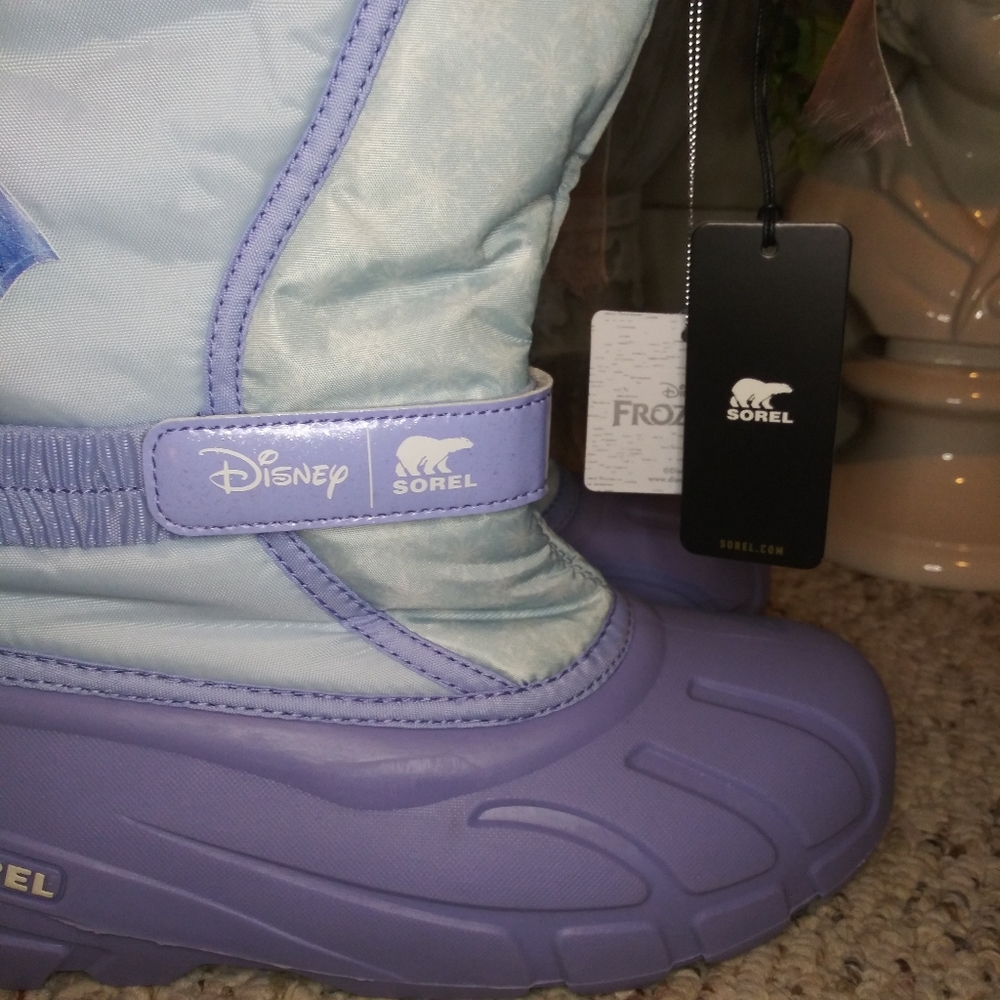 Sorel x Disney Frozen 2 Elsa Flurry Winter Boot Youth Size 7/Ladies Size 8-8 1/2 - Picture 5 of 16